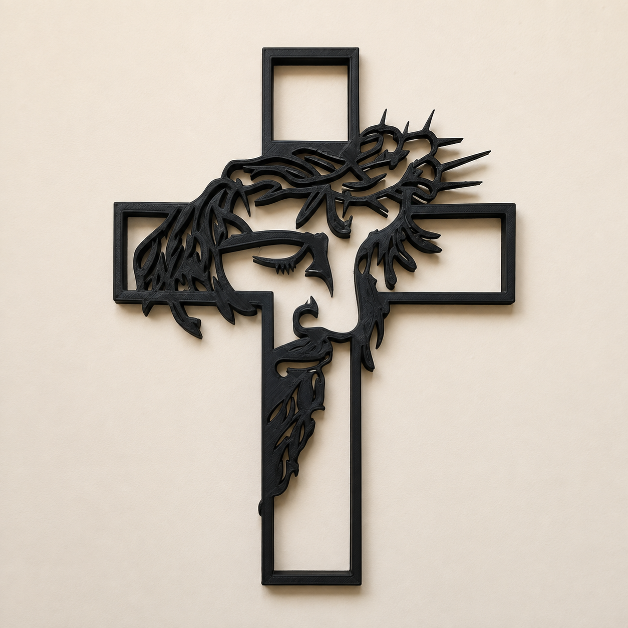 3D Printed Cross Wall Art